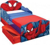 Spiderman seng med opbevaring