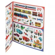 Genanvendelig Klistermærkebog – Køretøjer