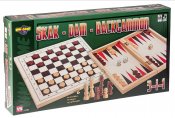3 i 1 Game Shack, Dam, Backgammon