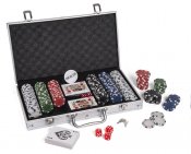 Poker Premium aluminium etui med tilbehør