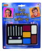 Ansigtsmakeup med 6 makeuppenne