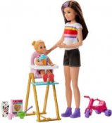 Barbie Doll babysitter morgenmadstid