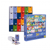 MUMITROLDENES PUSLEJULEKALENDER 24x60 BRIKKER