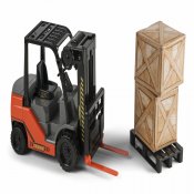 Gaffeltruck med palle & lastkasser