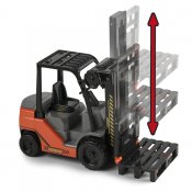 Gaffeltruck med palle & lastkasser