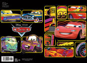 Disney Cars fødselsdagskort med kuverter