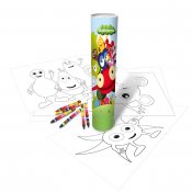 Skrigedrosler maleri plakat rør