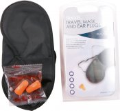 Travel Kit: blindfold og ørepropper. Perfekt sovkit!