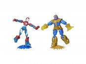 Marvel Avengers Iron Patriot vs Thanos Bend & flex legetøjsfigurer