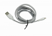 Lightning USB-kabel i nylon stof til din iPhone gadgets - 3m