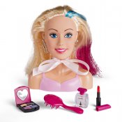 Make-up hoved med tilbehør