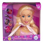 Make-up hoved med tilbehør