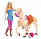 Barbie dukke med hest