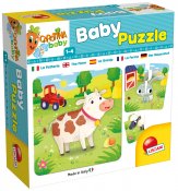 Baby puslespil, dyremotiver, 8 forskellige puslespil, 4 stykker