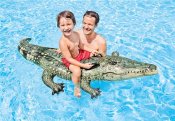 Intex oppustelig lilo Aligator Krokodille Ride-on