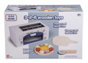 Pizzaovn i træ med tilbehør