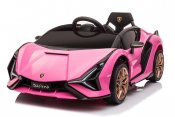Elbil Børn Lamborghini Sian 12V Pink