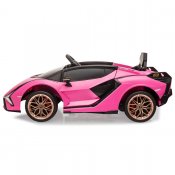 Elbil Børn Lamborghini Sian 12V Pink