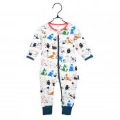 Mumi løb Hvid Pyjamas