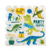 Servietter 16-pack af Dinosaurs motiver