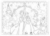 Disney Frost puslespil 250 brikker 2 i 1