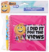 Emoji notesbog med pen, 14cm