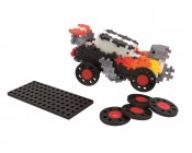 Plus Plus Glow in the Dark Go! Hot Rod - 240 Pieces