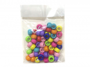 Farverige perler - perfekt til crafting og Loom Bands (40 dele)