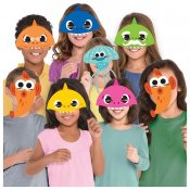 Baby haj festmasker i 8-pak papir