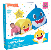 Baby Shark pop-up legetelt med tunnel