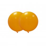 Kæmpe balloner orange 90cm 2-pak