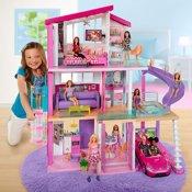 Barbie Dream House tre-etagers hus med møbler