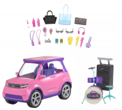 Barbie Big City Big Dreams SUV bil med trommesættet