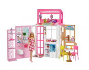 Barbie fuldt møbleret dukkehus