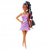 Barbie Totally Hair dukke Blå med tilbehør
