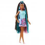 Barbie Totally Hair dukke Blå med tilbehør