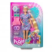Barbie Totally Hair dukke Pink med tilbehør