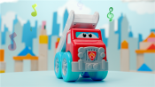 BB Junior Drive N Rock Interaktiv legetøj brandbil med musik brandstige