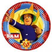 Brandmand Sam papirplader 8-pak 23cm
