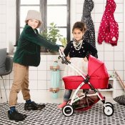 BRIO Dukkevogn Metal Spin Rød