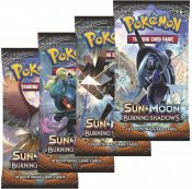 Pokémon Sun & Moon Burning Shadows Booster samlekort 3-pack
