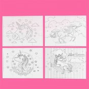 Enhjørning Mal Selv Puslespil