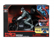 DC Comics radiostyret Bat-motorcykel med Batman-figur