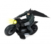 DC Comics radiostyret Bat-motorcykel med Batman-figur