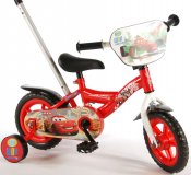 Biler / Biler Børn Cykel 10 tommer med støttehjul og cykel bar