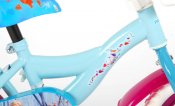 Fyndbox Frost Børn Cykel 10 tommer med støttehjul og cykel bar