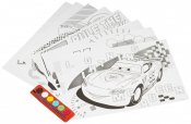 Biler, maling sæt, posterset, A3