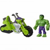 Hulk Smash motorcyklen tanken, Superhero Adventures Marvel