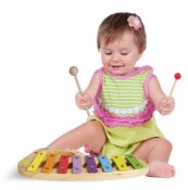 Træ-xylofon - 8 toner - Eichhorn