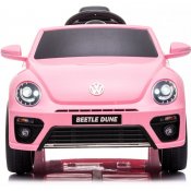 .Elbil børn Beetle Dune 12V lys pink